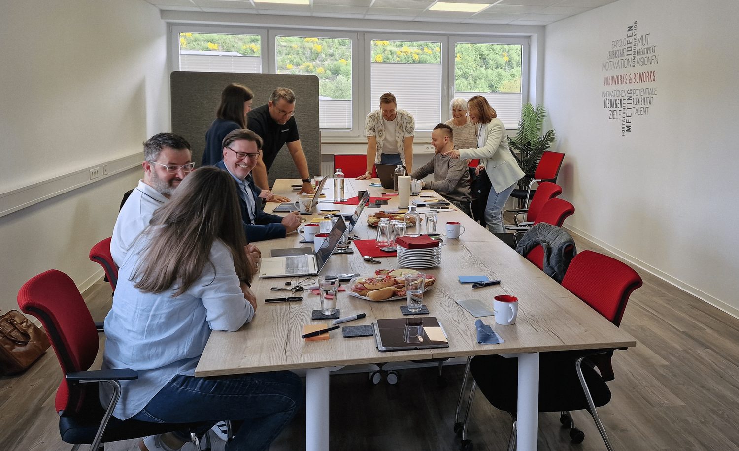 Team bei einem Workshop zur Organisationsentwicklung